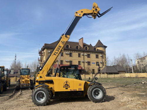 телескопический погрузчик builder tl30s (с крабовым ходом)